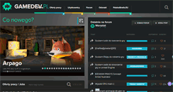 Desktop Screenshot of gamedev.pl