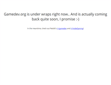 Tablet Screenshot of gamedev.org